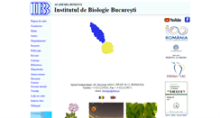 Desktop Screenshot of ibiol.ro
